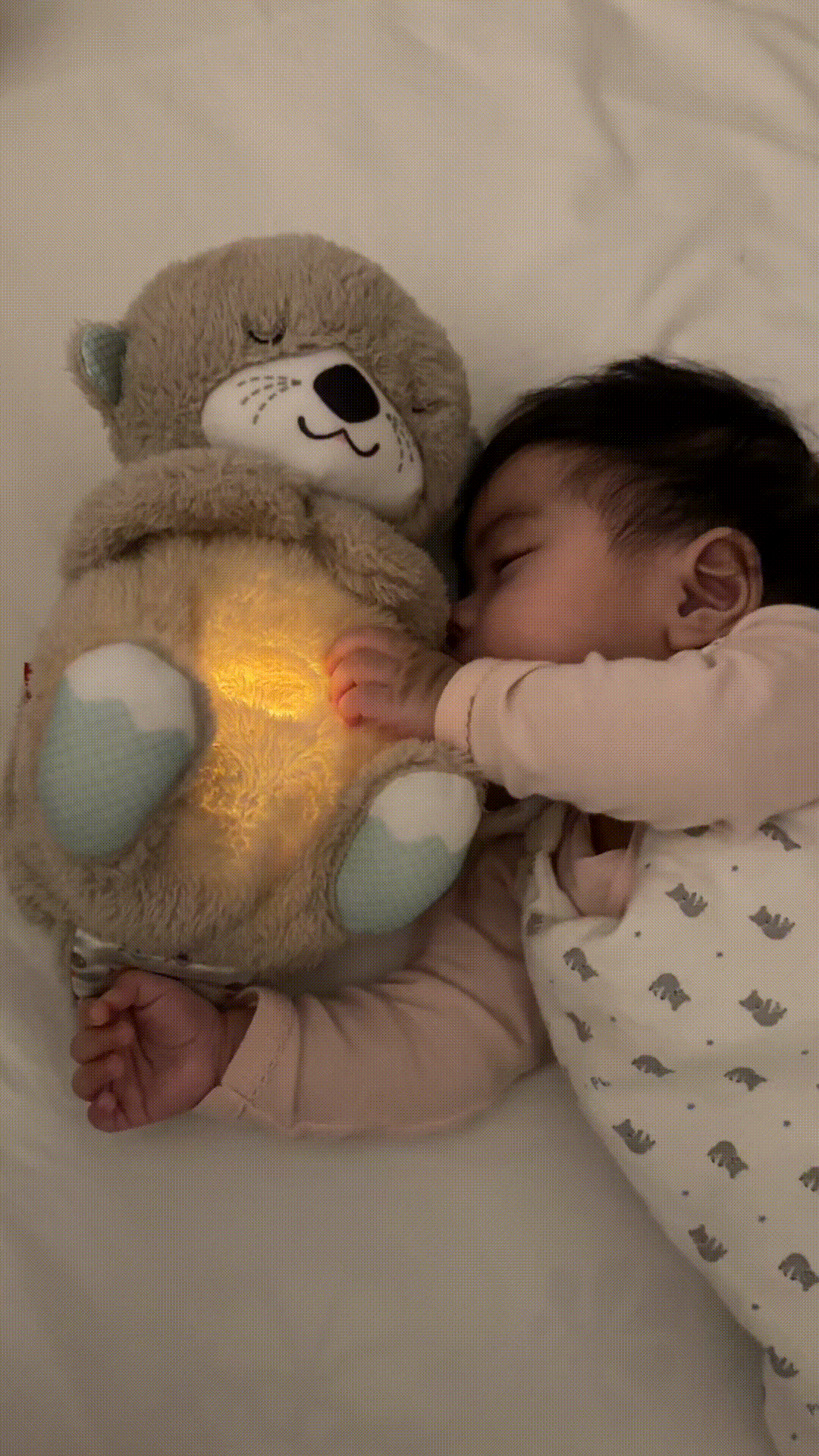 Peluche loutre apaisante – Nuits sereines pour bébé